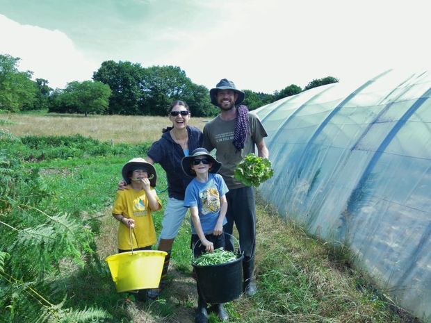 Dave Monk organic farming in France