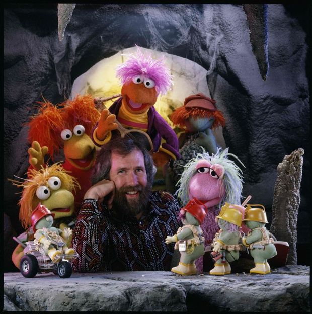 Jim Henson with the Fraggles