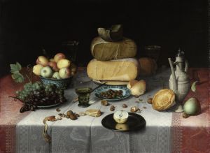 Still Life with Cheese Floris Claesz van Dijck c