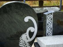 Fern headstone