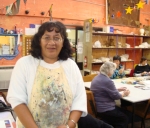 Rita Davis, a student at King Street Artworks in Masterton