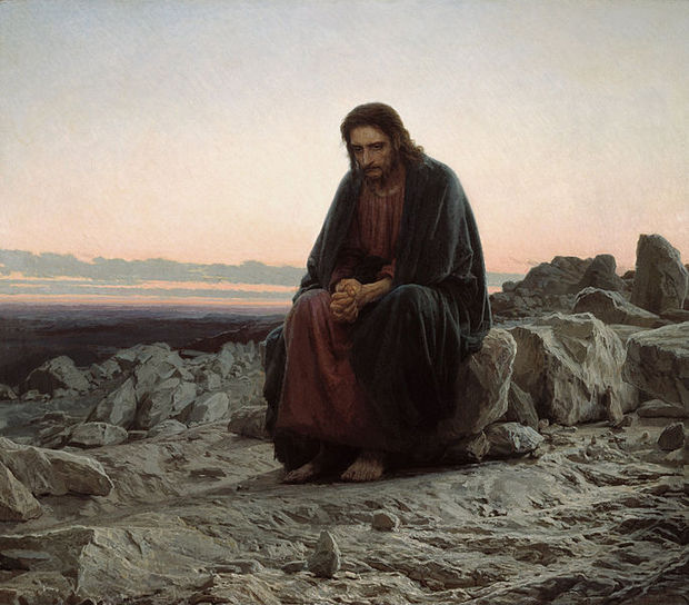 Christ in the wilderness Ivan Kramskoy