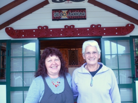 Glynn Rogers and Laurelee Duff of Onetahua Marae.