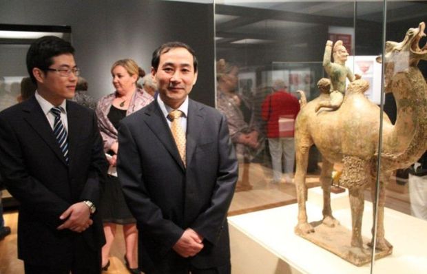Mr Chen Curator and Mr Huang Party Secretary of the National Museum of China