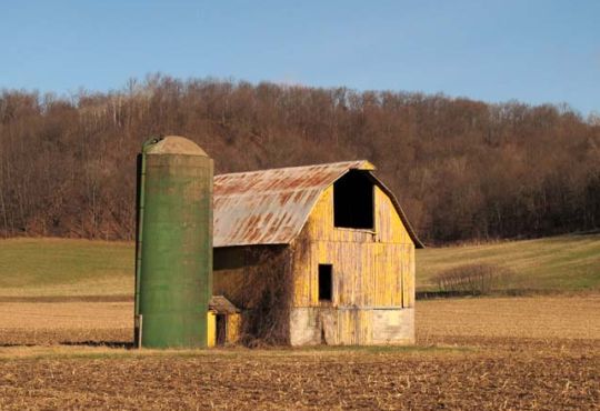 Off the beaten track old barn