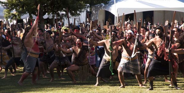 Haka at Gate Pa