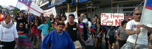 Hapu protest over mandate in whangarei crop