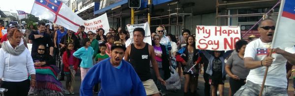 Hapu protest over mandate in whangarei crop