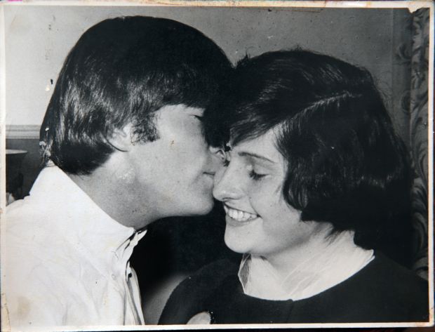 John Lennon meeting his second cousin Lynda Mathews at the Hotel St George Wellington Photo supplied