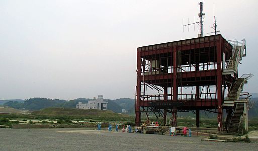 tsunami tower wide shot cropped fixed