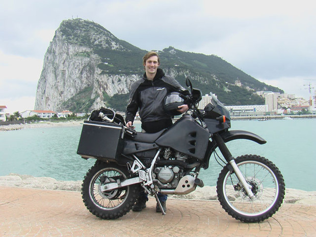 Matthew VanDyke in Gibraltar in