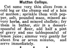 Mutton Collops