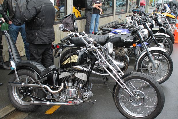 Bikes Indian and Norton Commando