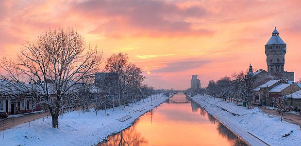 Sunset in Romania