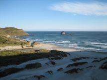 Sandfly Bay on the southern coastline of the Otago Peninsula