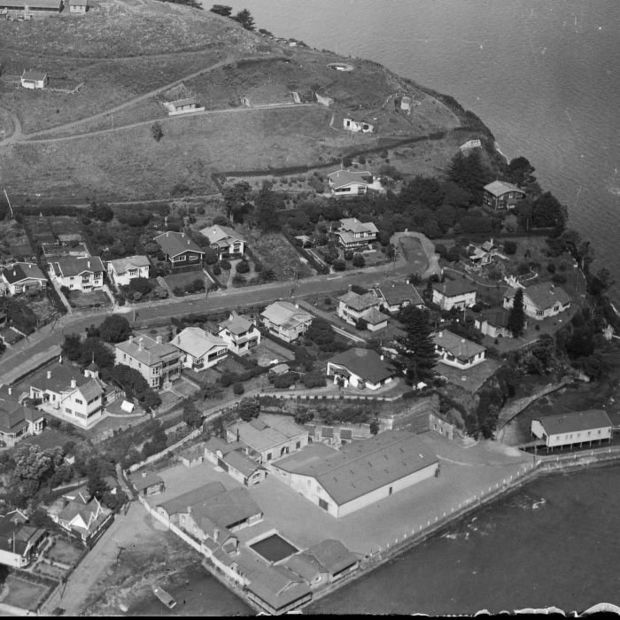 Torpedo Bay Aerial View Torpedo bay