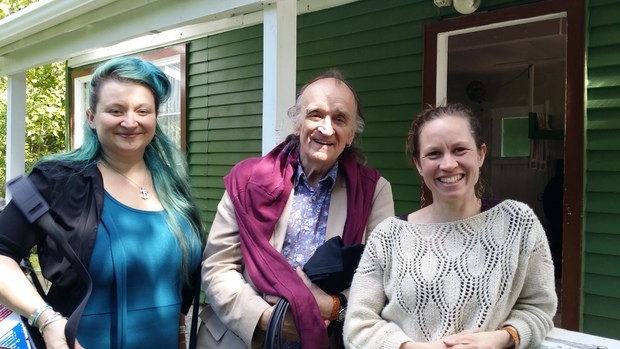 Folk Fest Eliza Carthy Martin Carthy Kirsten Johnstone photo by Graeme Tuckett