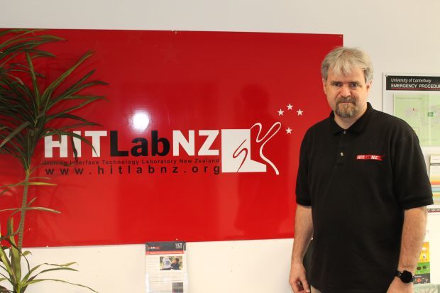 Professor Mark Billinghurst at the Human Interface Technology Lab
