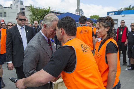 He Toki Students with Prince Charles