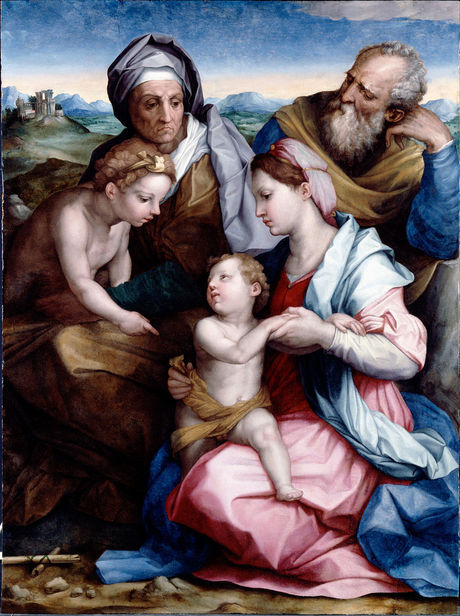 Vasari Giorgiodel Sarto Andrea Holy Family