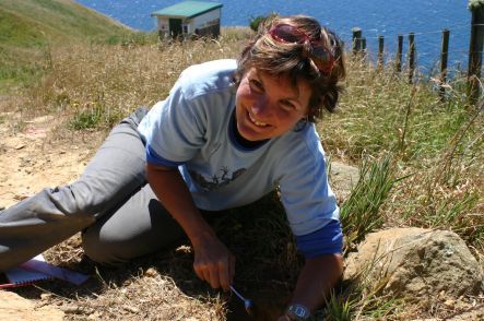 Tuatara biologist Nicky Nelson 