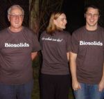 The Biosolids team - Jacqui Horswell, Tom Speir, and Andrew Van Shaik