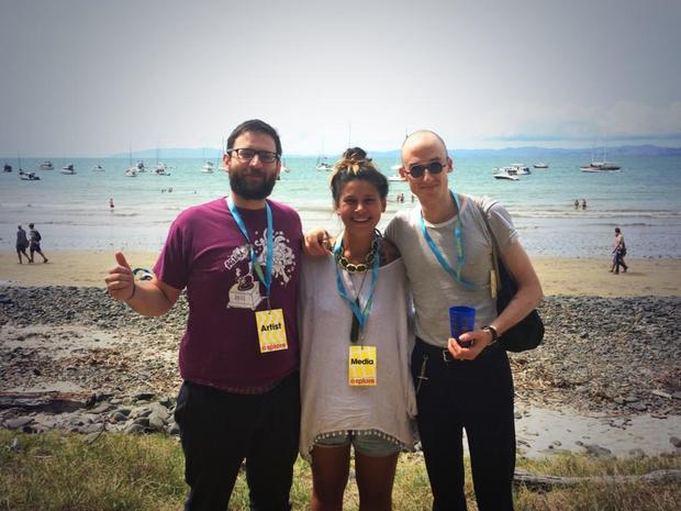 The Correspondents ands Music reporter Mani Dunlop at Splore