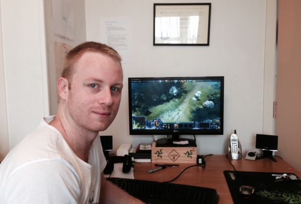 Stephen Townsend loves to play Dota