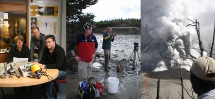 Gert Lube, Shane Cronin and Jon Proctor, a lahar and a volcano 