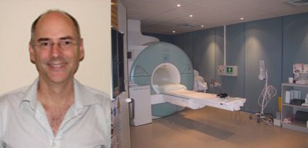 Alistair Young and the MRI machine