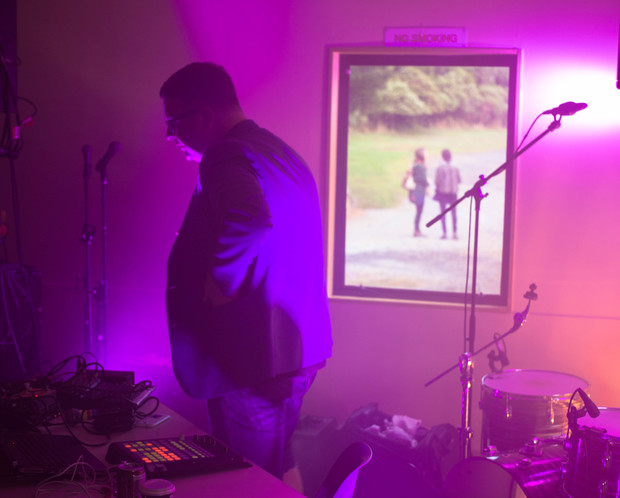 Eyeliner performing at Camp Wainui Photo by Zarni Saw of