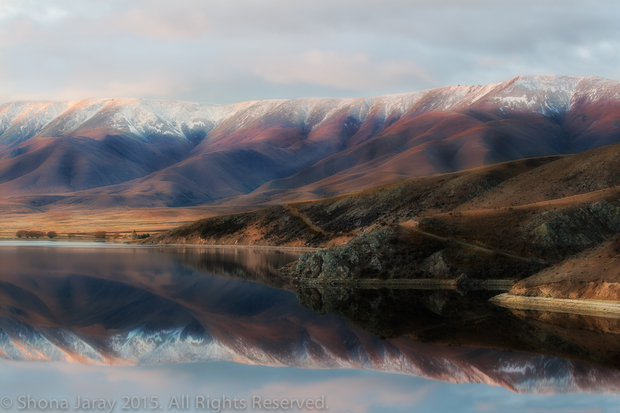 Sun setting on the Hawkduns