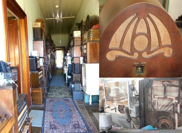 Hallway and old radios