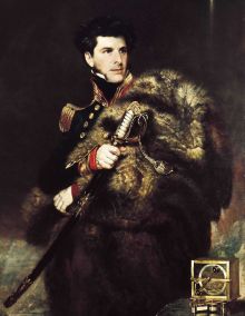 painting of James Clark Ross by John R Wildman