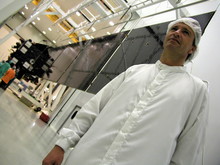 WH at Rosetta solar array test deployment Oct