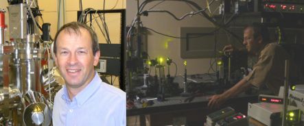 Roger Reeves in the lab