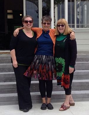 Jane Barrett, Linely Scott and Fern Mercier