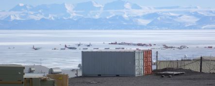 Sea ice runway.