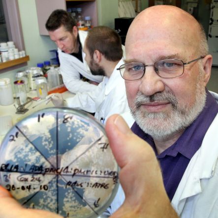 Brian Monk with Joel Tyndall and Mikhail Keniya