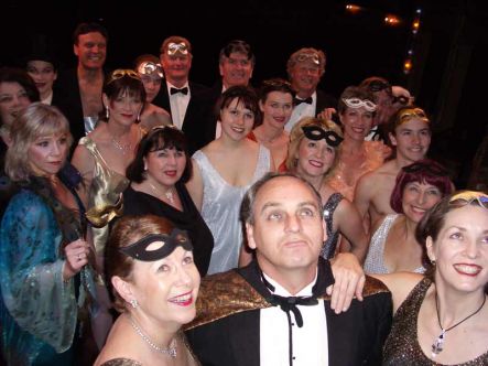 Greg Patel and the chorus of last year's Opera Hawke's Bay production