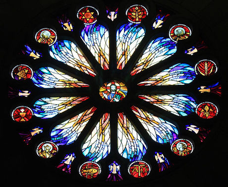 The Rose Window Nelson Cathedral