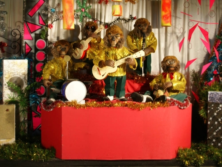 Monkey band.