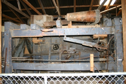 The scutcher at Templeton Flax Mill Heritage Museum.