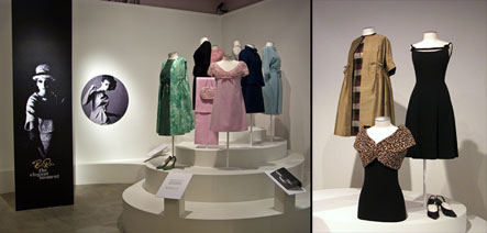 Dresses on display.