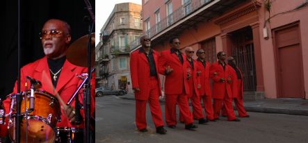 Drummer Eric ‘Riccky’ Mckinnie and the Blind Boys of Alabama 