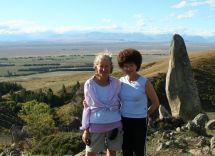 Eve and Sally Hope at 'One Man Rock' 