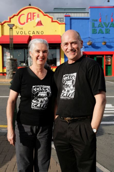 Volcano Lois and Pete Llewelyn Evans