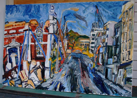 Street scene, Christchurch by Wayne Seyb