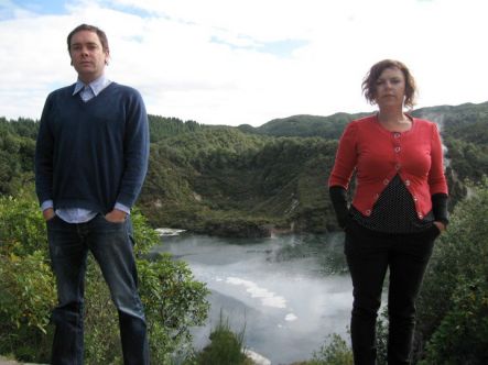 Rosy Tin Teacaddy at Lake Tarawera