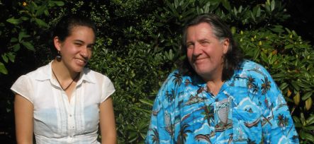 Emma Puloka and Professor Russell Taylor